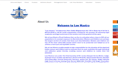 Desktop Screenshot of lawmantra.co.in